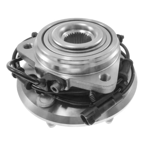 Image of Detroit Axle - 2pc Front Wheel Bearing Hubs for 2011-2017 Jeep Wrangler | 2018 Wrangler JK, 2012 2013 2014 2015 2016 Wheel Bearing and Hubs Assembly Replacement