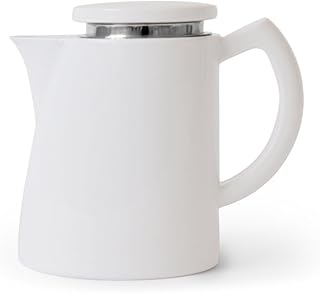 Sowden Oskar caffettiera 1,3 l in porcellana, bianco
