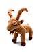 Onwomania Peluche Peluche Peluche Cabra Alpino Ibex Ibex Altura 18 cm marrón