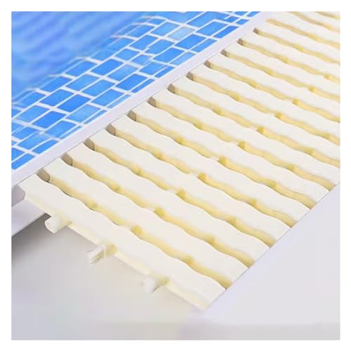 Filtre de caniveau de douche anti-débris beige de 25 cm pour stopper les blocages d'eau