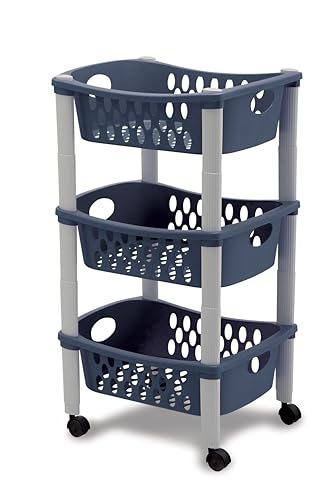 Stefanplast CARRELLO OTELLO A TRE PIANI BLU PALACE