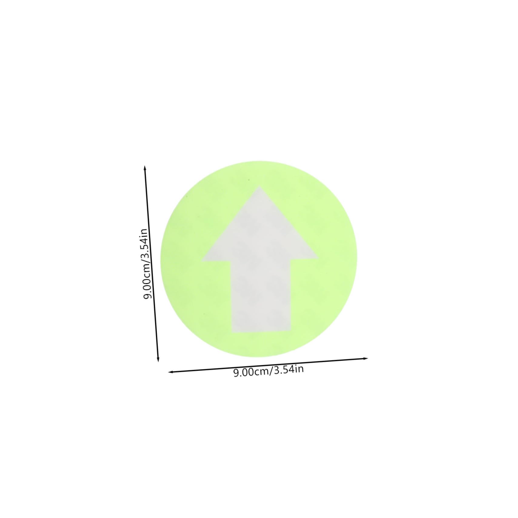 BESPORTBLE Outdoor Camping Direction Stickers 6 Pack of Reflective Arrow Direction Signs for Easy Navigation