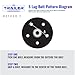 3.5k Light Duty Single Trailer Axle Kit with Suspension - Leaf Springs, Hanger & U-Bolt kit (85