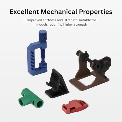 Image of 3IDEA PLA-CF 3D Printer Blue Filament 1.75mm, Carbon Fiber Reinforced PLA Filament, Blue, Reusable Spool, 1kg Roll, Dimensional Accuracy ±0.02mm, Compatible with Most FDM 3D Printers
