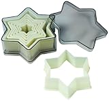 Fat Daddio's Star of David Pastry Cutter Set, 7 Piece