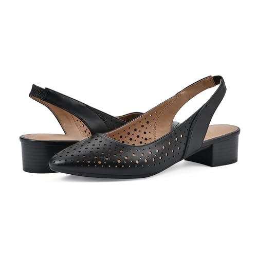 WHITE MOUNTAIN Women's Boronic Low Block Heel2