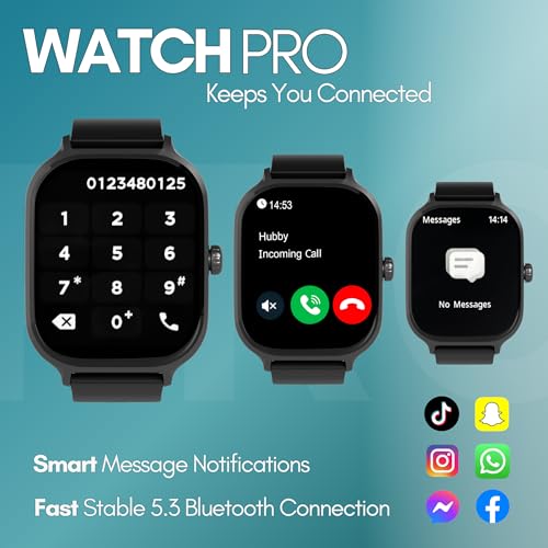 iN Tech Smart Watch Pro (Advanced) - 2.01" HD Touch Screen - Smart Watches for Mens Womens Watches - Smart Watch Men - Fitness Watch - Fitness Tracker Heart Rate/Sleep/SpO2 Monitor - Smart Watches Men - Image 8