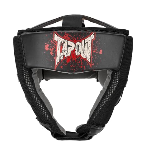 Casque de protection Tapout Hockney en cuir synthétique pour sport de combat