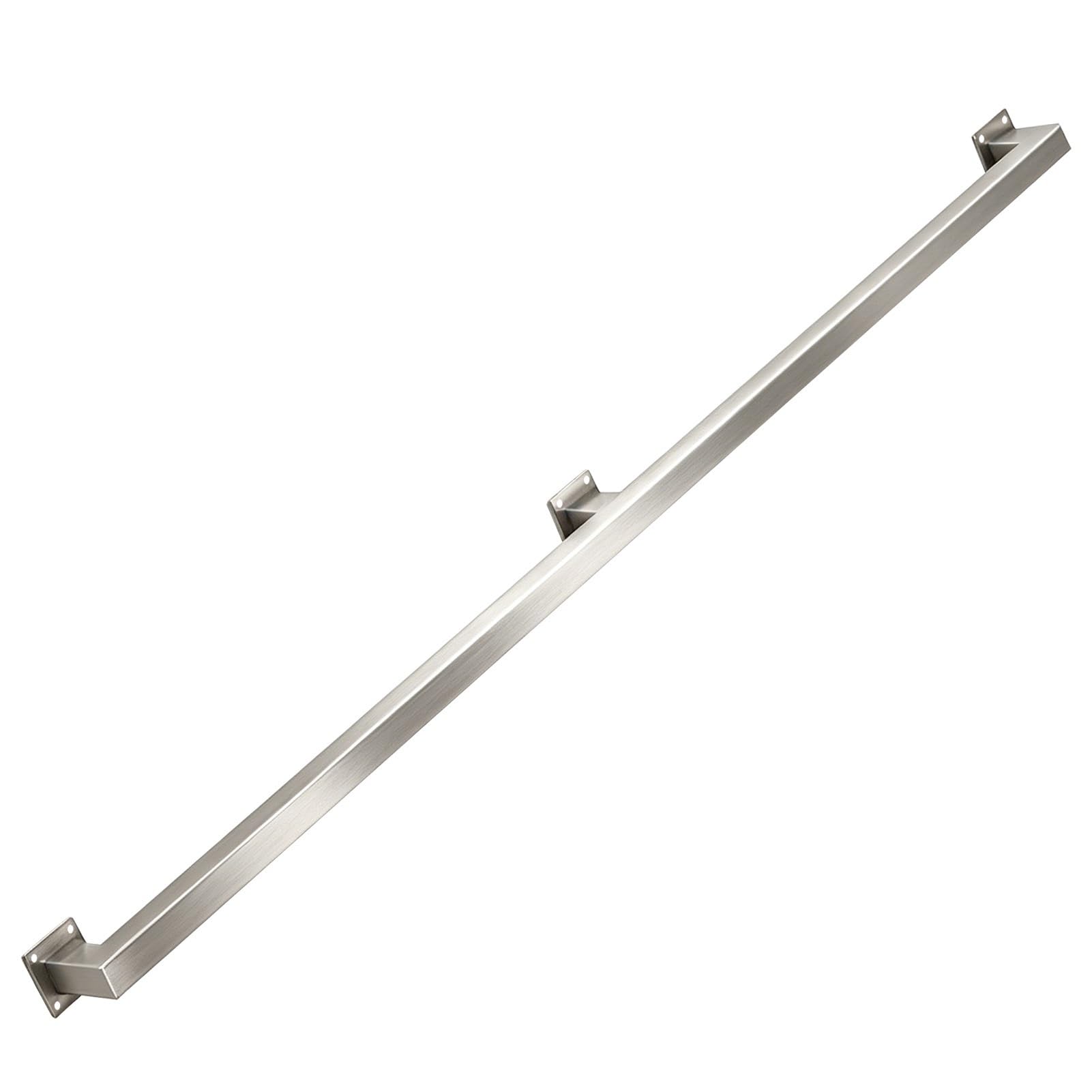 Junvstor Handrails Kit for Indoor Outdoor Stairs，Modern Stainless Steel Staircase Handrail Set Bar, Rust Free Banister Bathroom Grab Bars(11ft/330cm)