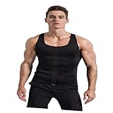 BUTIFULSIC Chaleco Adelgazante Masculino Moldeador De Cuerpo De Sudor Caliente Parte Superior De Fajas Tops De Gimnasio Ropa Interior Masculina Tops Deportivos Ajustado Ropa De Deporte Hombre