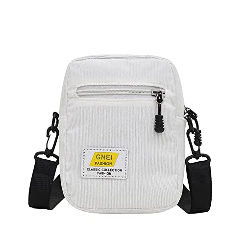 Starnearby Kleine Umhängetasche Crossbody Tasche Frauen Mode Cord Reißverschluss Winter Schultertasche Cover