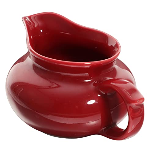 VALICLUD Ceramic Gravy Boat for Sauces Elegant Condiment Cup with Non Slip Base for Individual Serving Family Sharing for Restaurants and Home Use
