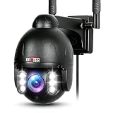ENSTER 2.4/5G Security Camera Outdoor, 5MP PTZ WiFi Camera for Home Security Full Metal, Human...