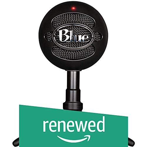 Blue Snowball iCE Condenser Microphone, Cardioid - Black (Renewed)