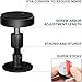 Adjustable Threaded Bed Frame Anti-Shake Tool, Headboard Stoppers, Bedside Anti Shake Tool for Beds Cabinets Sofas(Regular,Small)