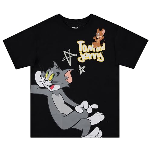 T-shirt Tom & Jerry Battle vintage pour un look streetwear rétro en terrasse