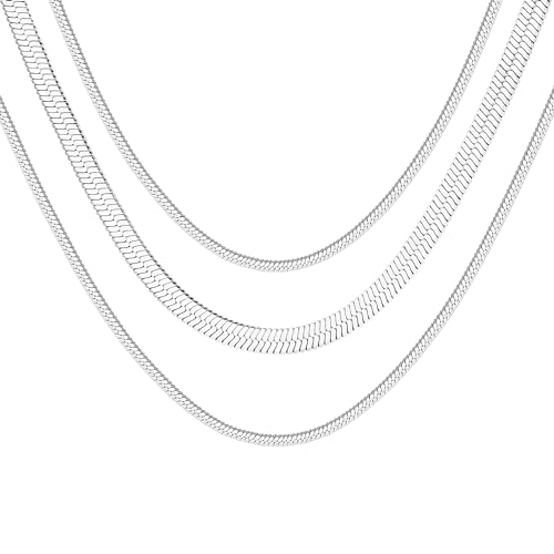 Collar Cadena Serpiente Oro Acero Inoxidable Ajustable 35-45CM