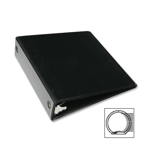 AbilityOne® - Round Ring View Binders - Capacity 2 in, Black 7510-01-283-5273