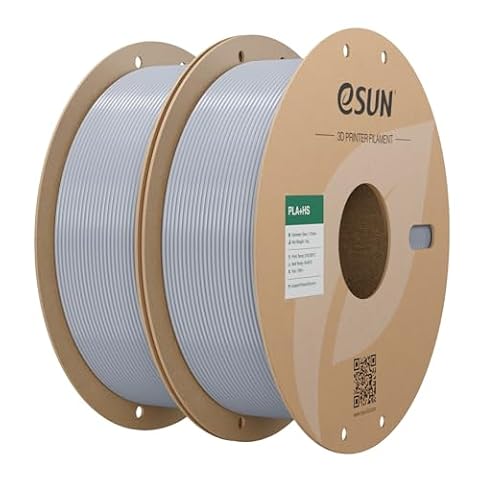 eSUN PLA+ 1kg - Silver (2-pack)
