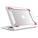 MacBook Air 13 Case, NexCase [Heavy Duty] [Dual Layer] Hard Case Cover with TPU Bumper for Apple MacBook Air 13 Inch (A1466 / A1369), Not Compatible 2018 MacBook Air 13 Inch (Pink)