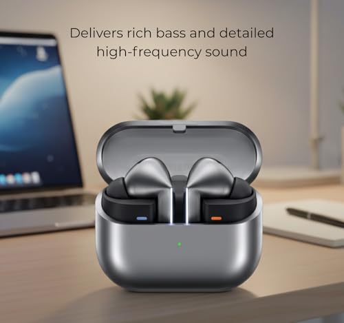 Image of Original for Samsung Buds 3 Bluetooth TWS Earbuds with Mic - 360 Surround Audio, Fast Pair, Long 37 Hours Playback (Grey)