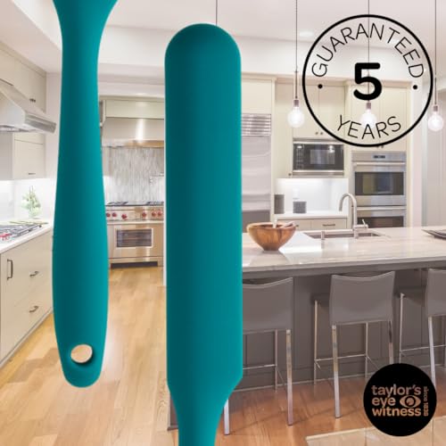 Taylors Eye Witness Mini Silicone Lagoon Blue Palette Knife - Dishwasher Safe. Flexible & Perfect Size For Icing Cupcakes, Buns & Pastries. Odour, Stain & Heat Resistant (260°C/500°F) 5 Year Guarantee - Image 5