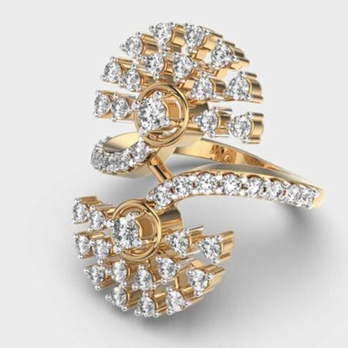 Bague moissanite Blooming Beauty argent fini les bijoux ternes - 2
