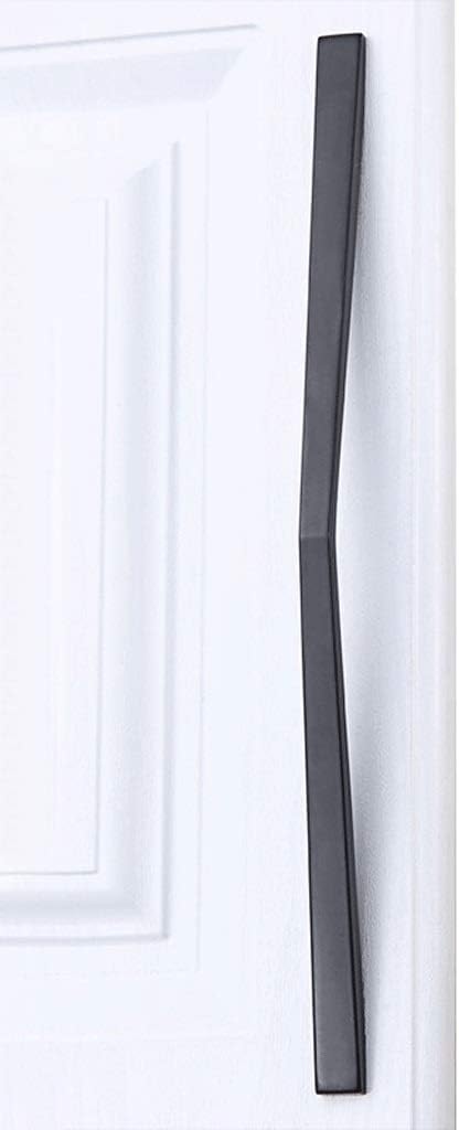 Zinc Alloy Cabinet Door Handle,Drawer Black Handle Kitchen Drawer Pulls Barn Door Pull Handle Closet Door Handle (Size : 126mm)