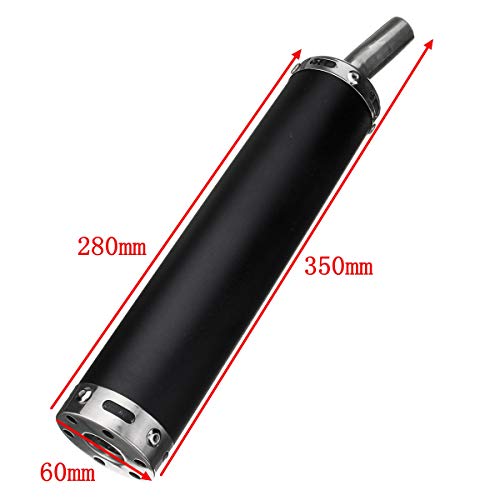 BADASS SHARKS Motorcycle Exhaust Muffler Silencer Pipe Fits for Motorcycle Street Dirt Bike 22mm