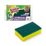 スコッチブライト 抗菌ウレタンスポンジたわし 研磨粒子あり S-21KS