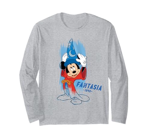 Disney Ink and Paint Sorcerer Mickey Mouse in Fantasia 1940 Manga Larga