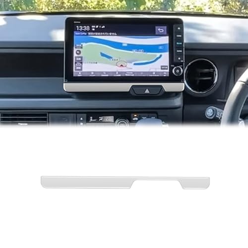 Hyorabyn ホンダ 新型 N-BOX N-BOX カスタム JF5 JF6 2023.10〜 専用センター コントロールナビゲーション フレーム傷防止ドレスアップインテリアアクセサリーステンレス製シルバー