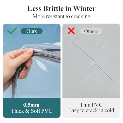 PACKISM Clear Backpack - 17 inch Heavy Duty Clear Backpacks for School, Large Transparent Bookbag for Students (Age 12+)