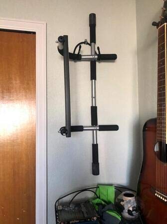 2 Pack Chin Up Bar Storage Pull Up Bar Rack Exercise Strength Fitness Bar Holder Equipment Shelf - Solid Quality Wall Mountable For Your Fitness Class Or Home Gym, Metal, Adjustable Size, Up To 20Lbs #TOP2