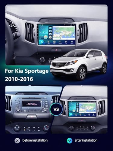 Carplay para coche KIA Sportage R soluciona la falta de mapas y Bluetooth 7