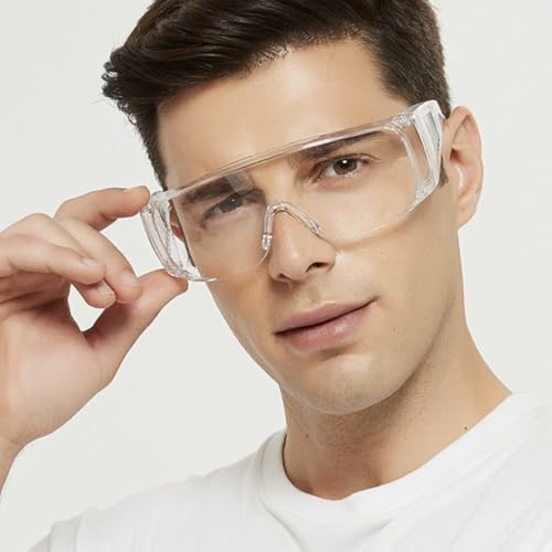 Image of Protective Goggles¬†‚ Shock‚ Proof, Dust‚ Proof, Wind‚ Shielding¬†‚ PC Build, 2mm Thick¬†‚ Welding, Riding, ATV, Biker Gear¬†‚ Prescription Compatible