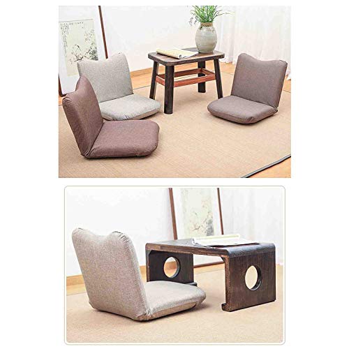 Chaise de méditation pliable avec support dorsal pour lecture