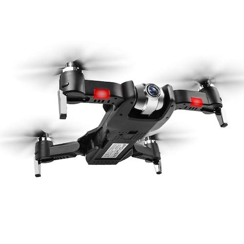 HaiMa S17 Pieghevole Wifi Fpv Rc Drone Quadcopter Con Ultra Hd Camera Toys Optical Flow Positioning - Fotocamera 4K Con Borsa