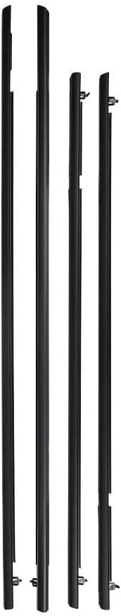 4PCS 72910-SNA-A01 72410-SNA-A01 72450-SNA-A01 ブラック 【スプラッシュシールドフェンダーライナーエプロンガードシールプロテ】 カーウィ