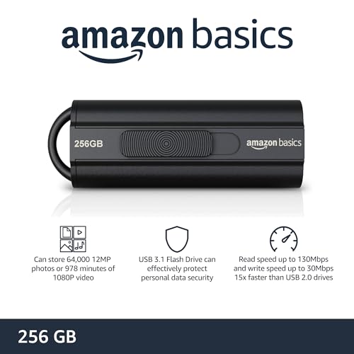 Amazon Basics 256 GB Ultra Fast USB 3.1 Flash, photo 2 of 4