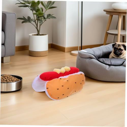 Disfraz Ajustable Hot Dog para Perros ORFOFE miniatura 4
