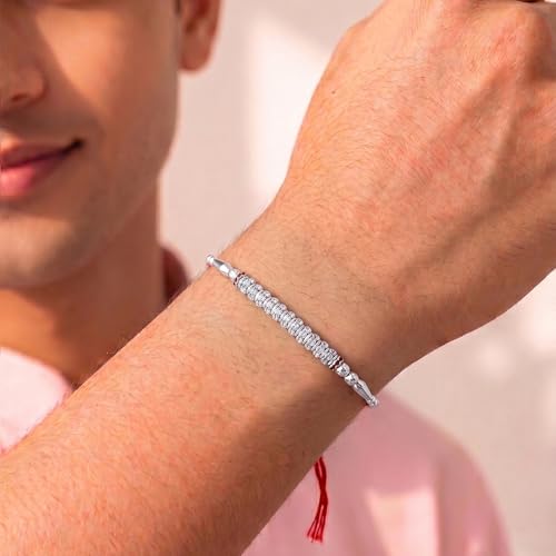Image of Peora Om Shree Ram Swastik Rakhi for Brother Bhaiya | Crystal & Beads Studded | Red Thread | Raksha Bandhan Hamper with Roli Chawal Greeting Card