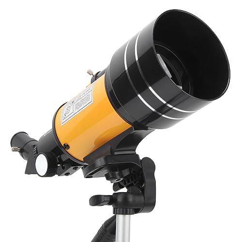 Telescópio de Viagem Portátil, Telescópio Astronômico de Abertura de 70 Mm Tipo de Refração de Alta