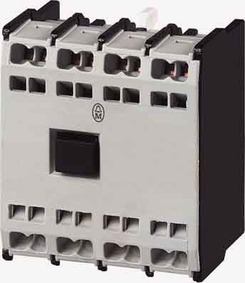 Bloc d'interrupteur auxiliaire Eaton 283465 raccord à ressort pour contacteur électrique saillie