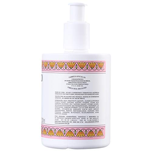 Hidratante Corporal Terrapeutics Calêndula, Granado, Rosa Claro, 300Ml