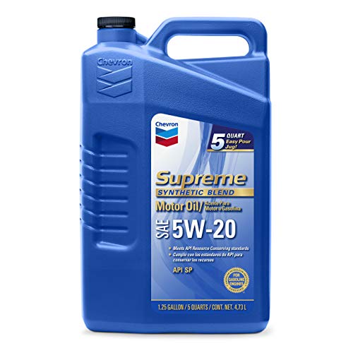 Chevron Supreme 220135474 5W-20 Motor Oil - 1.25 Gallon