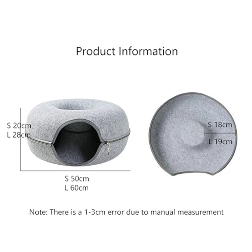 Donut chat tunnel lit pour des moments complices au salon
