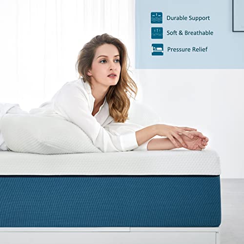 Molblly Queen Size Mattress, 8 Inch Cooling-Gel Memory Foam Mattress In A Box, Fiberglass Free,Breathable Bed Mattress For Cooler Sleep Supportive & Pressure Relief， 60" X 80" X 8" #TOP1