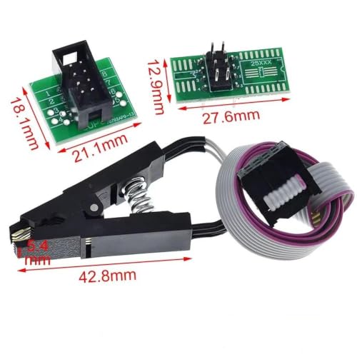 Programmation en circuit EEPROM 93CXX via clip de test SOIC8 SOP8 - 4