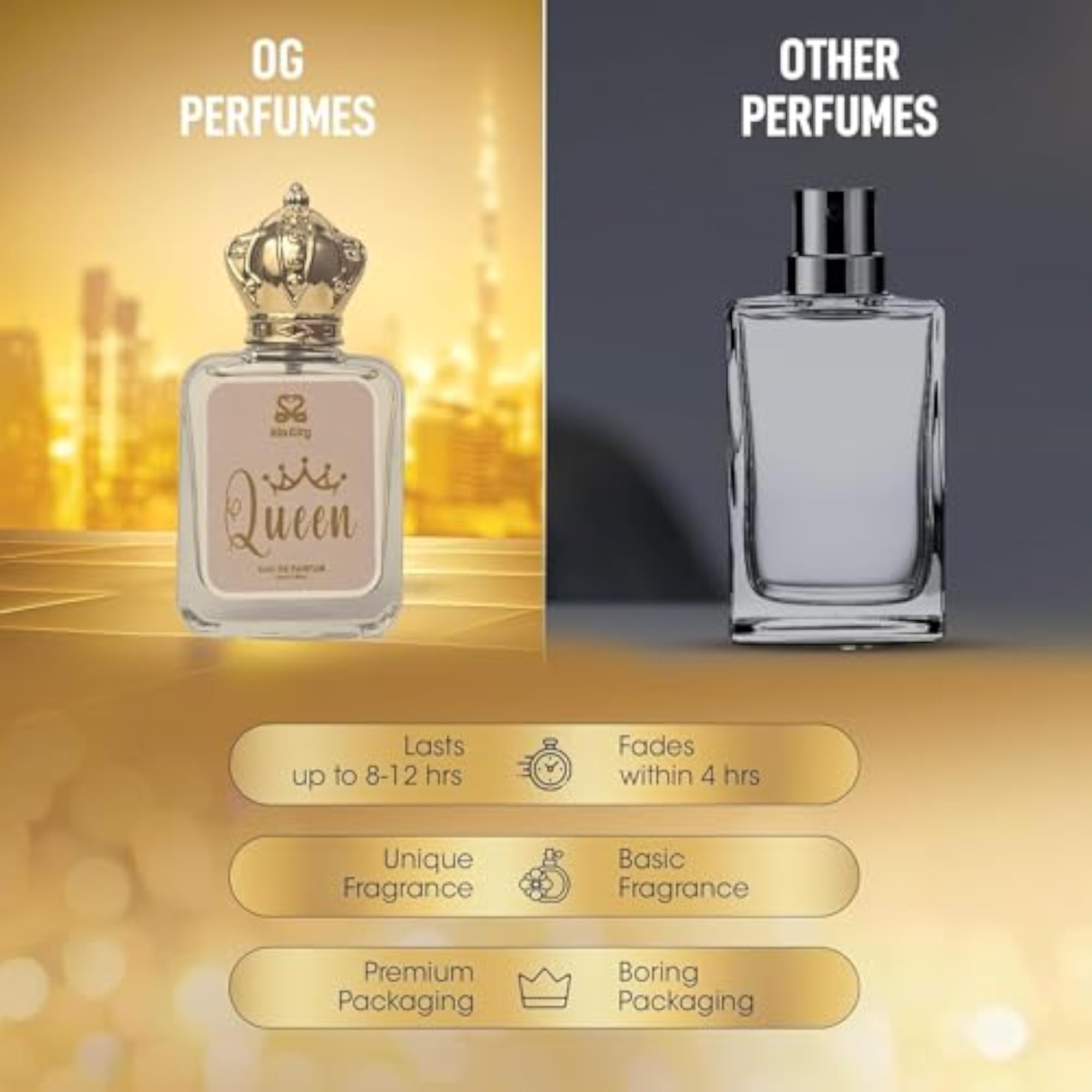 Queen Perfume for Women, 50ml, Elegant & Empowering